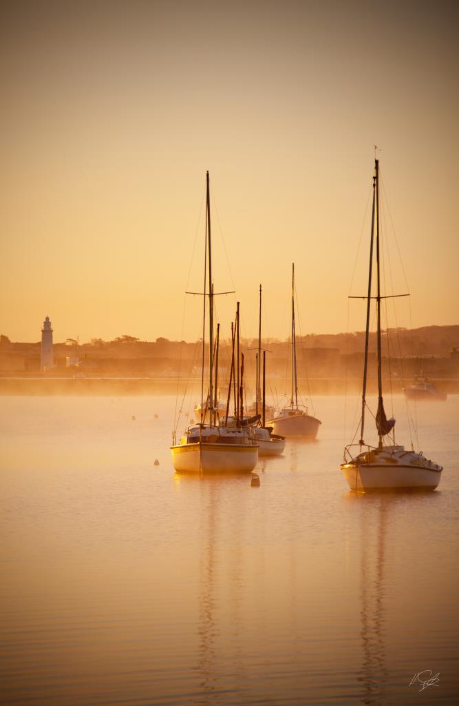 Keyhaven Yacht Sunrise