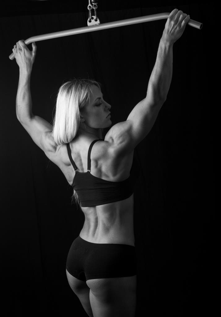 Fitness portrait gym body building