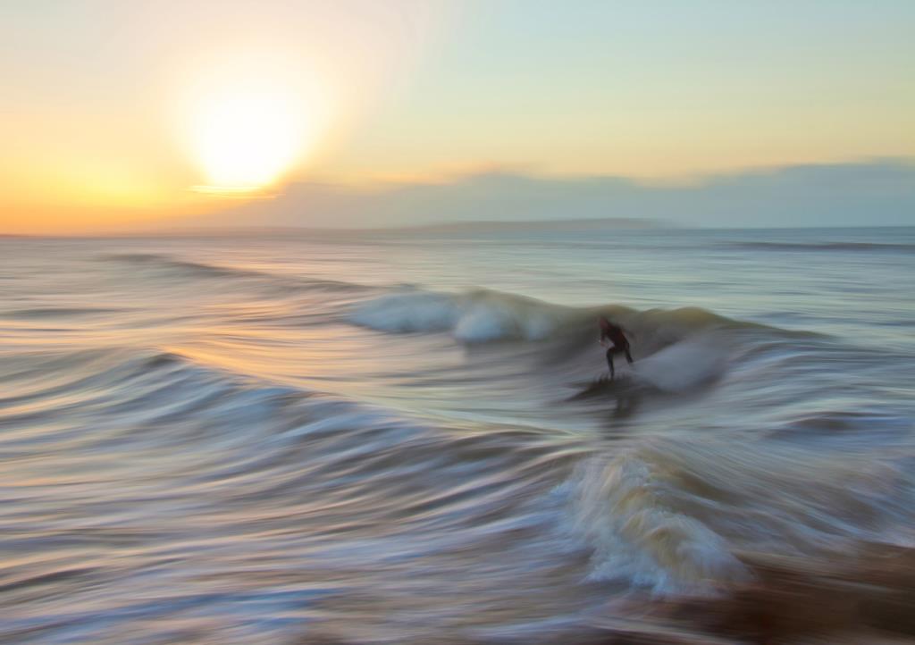 Creative motion blur seascape photography