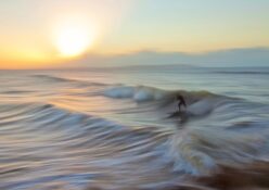 surfer surf Highcliffe Dawn